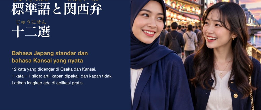 Bahasa Standar vs Bahasa Kansai